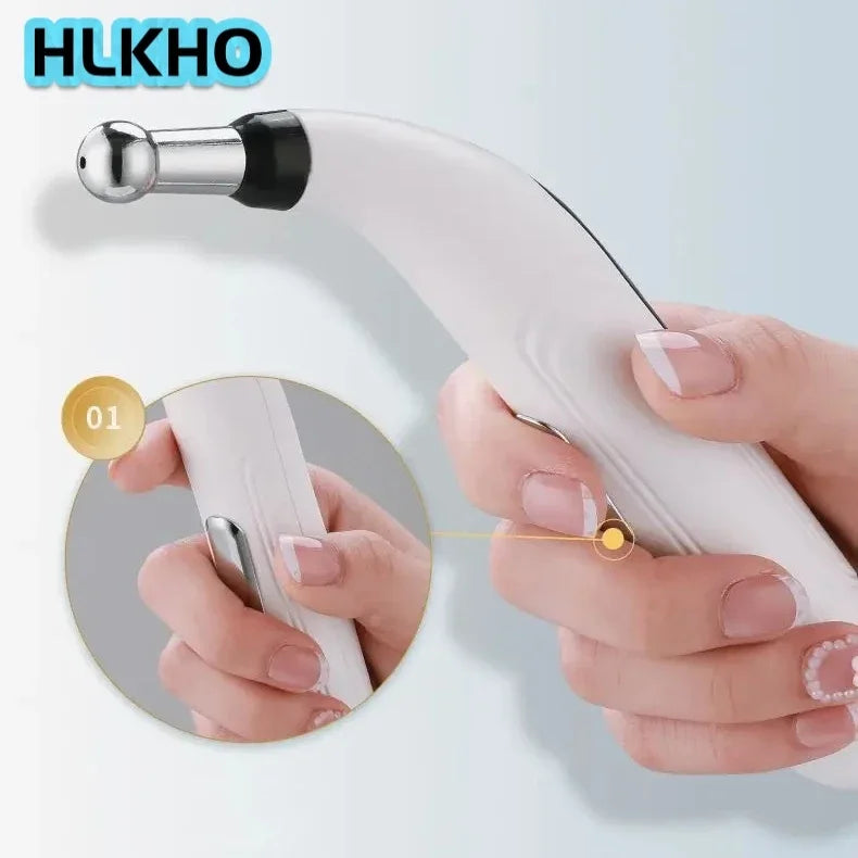Easy-Use Portable TENS EMS Machine, 3-In-1 Electronic Pulse Massager and Acupuncture Pen for Muscle Pain