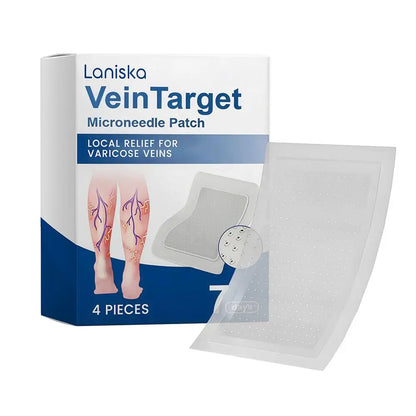 Varicose Vein Relief Patches with Cooling Plant Extracts Non Greasy Promotes Blood Circulation Lightweight Easy to Apply